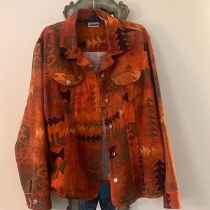 Chicos Southwestwrn print jacket